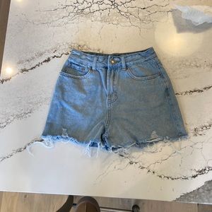 White Fox jean shorts!